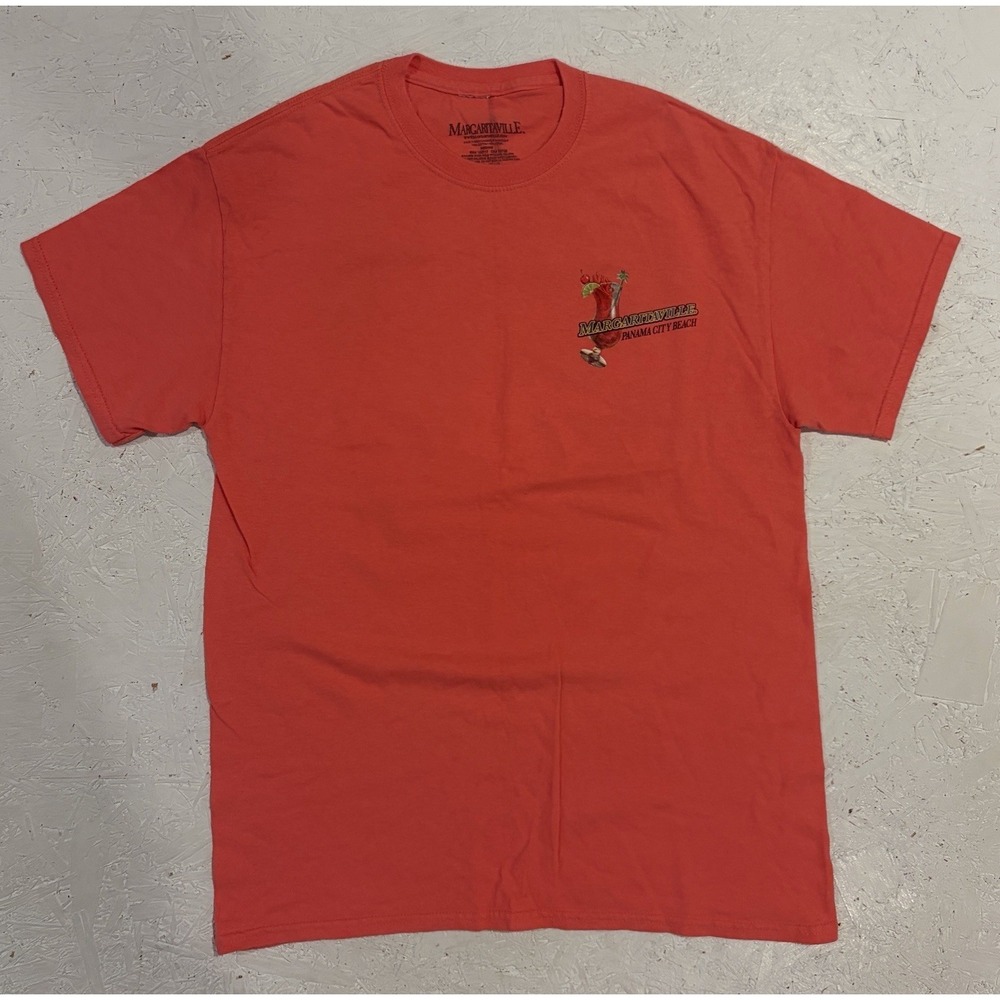Jimmy Buffetts Margaritaville Panama City Florida Mens Medium Shirt Short Sleeve
